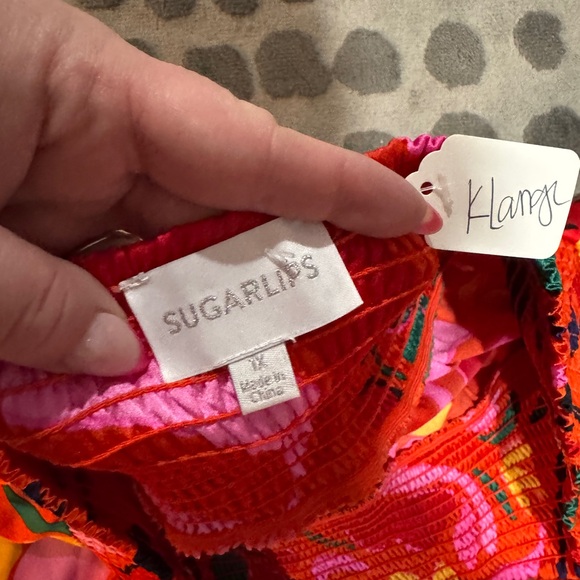 Sugarlips Floral Flared Pants - Picture 4 of 4